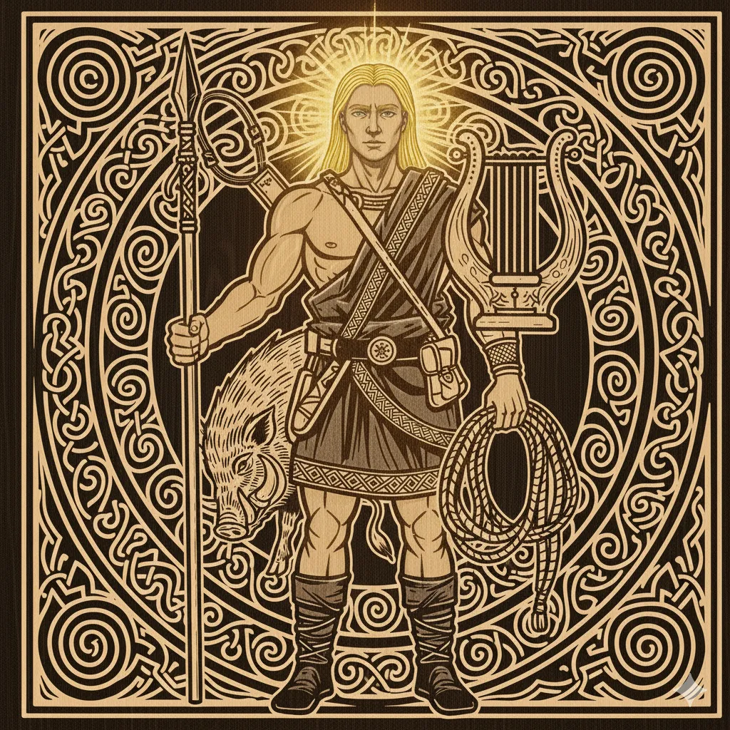 Le Dieu Lug de la mythologie celtique