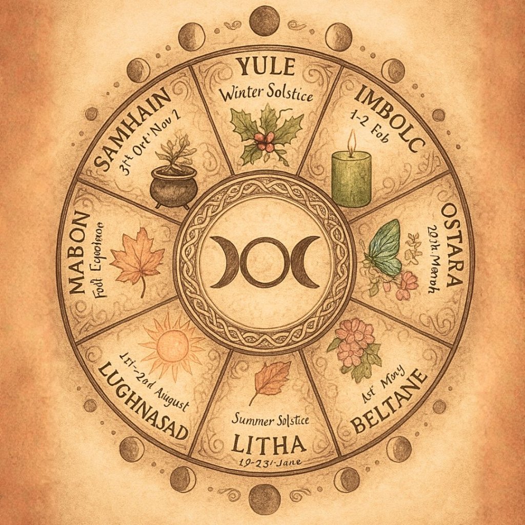 Roue celtique - Calendrier