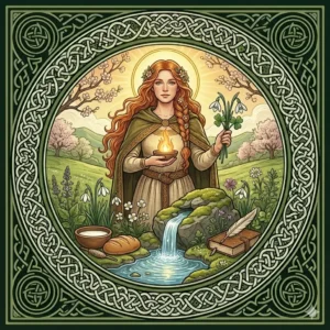 Déesse Brigit, la flamme qui réchauffe sans brûler, la lumière qui éclaire sans éblouir - Imbolc